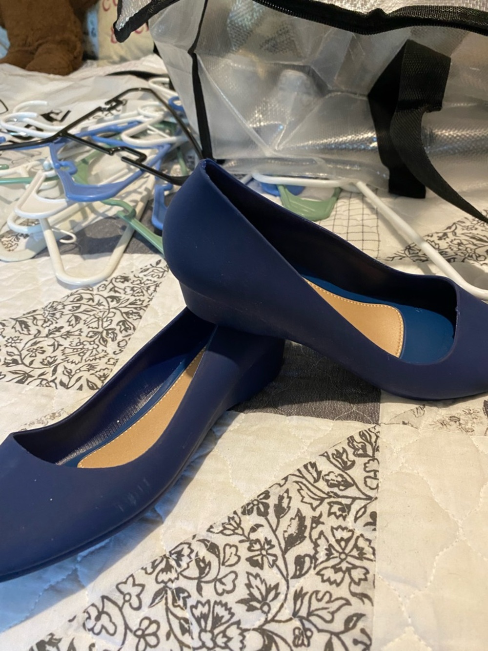 Blue Slip On Shoes